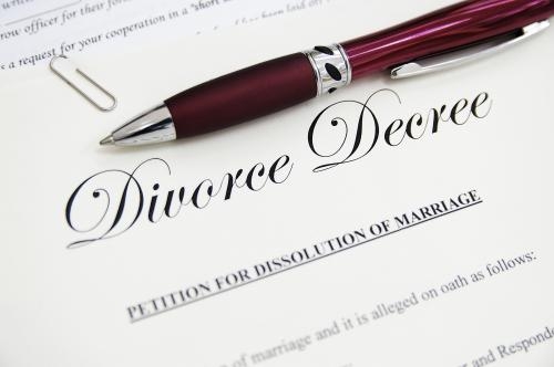 decree of dissolution, divorce process