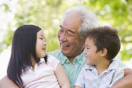 grandfather, children