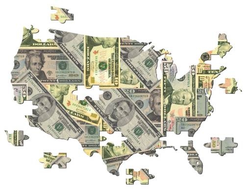 United States Map,. Money, Support, Jurisdiction